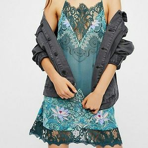 Intimately Free People Print Lace Slip